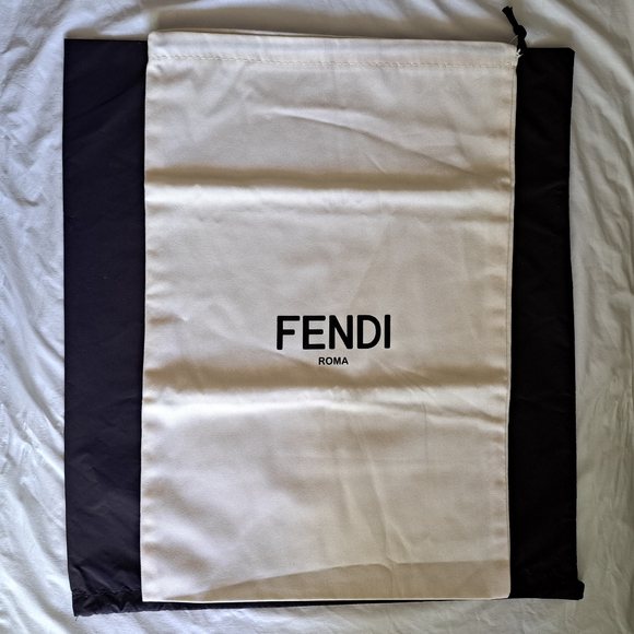 Fendi Magnetic Flip Lid Boot Box with Pair of Dust Bags - Picture 15 of 16